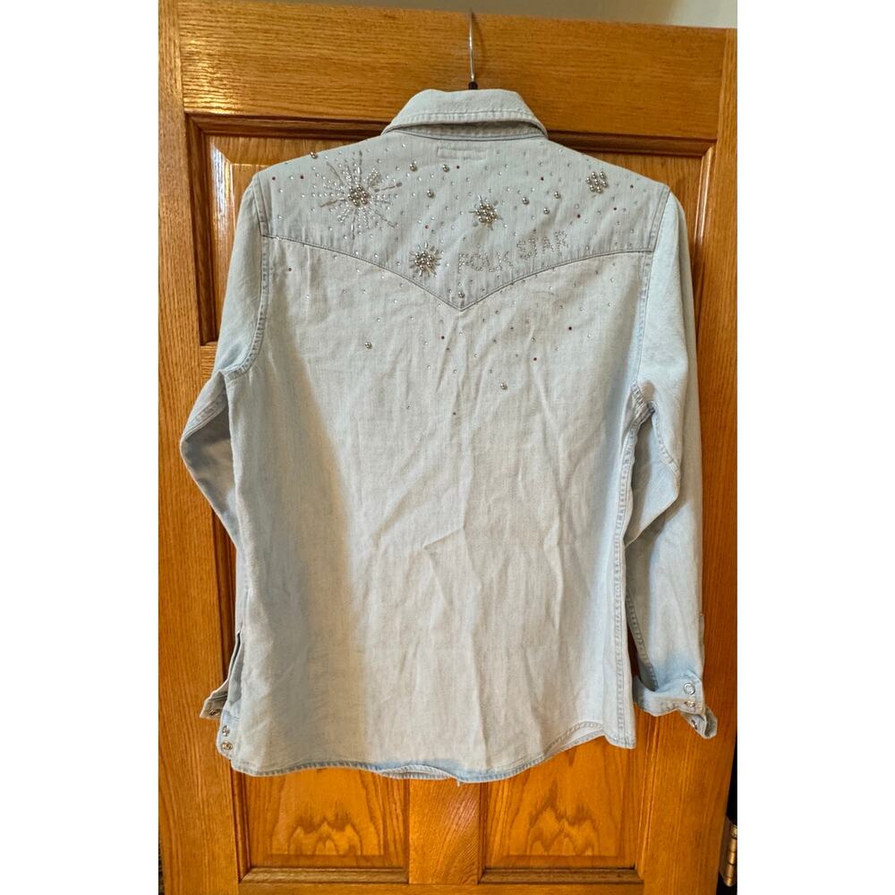Chic Mother More Is More Denim Shirt - Size S - New! - Picture 12 of 12